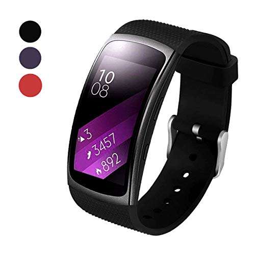 BeYself for Gear Fit2 Pro/Fit2 Strap, Replacement Soft Silicone Accessories Wristband for Samsung...