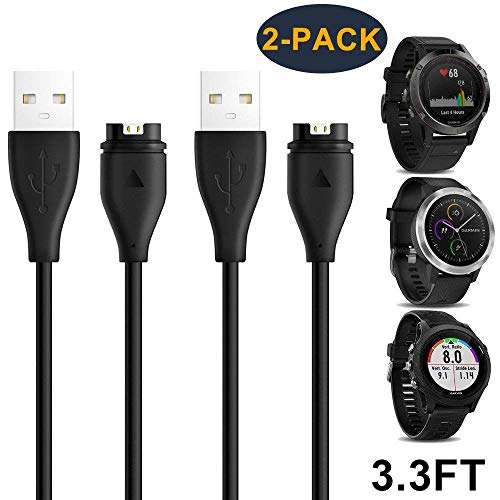 CAVN Charger for Garmin Vivoactive 3 / Fenix 5, 5S, 5X, Plus / Vvoactive 3 Music / Forerunner 9...