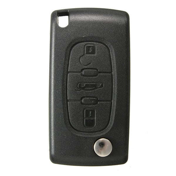 Remote Key ID46 Battery VA2 433MHz Transponder Chip For Peugeot/Citroen 3 Button