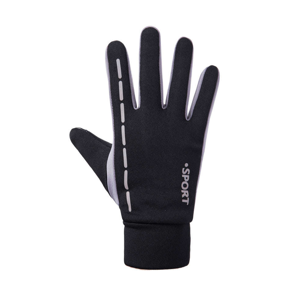 Reflective Winter Warm Windproof Motorcycle Waterproof Non-Slip Skiing Thermal Touch Screen Gloves