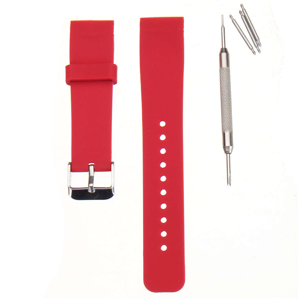 Samsung Galaxy Gear S2 Silicone Smart Watch Band Solid Color Wrist Strap for Samsung Galaxy... - Red