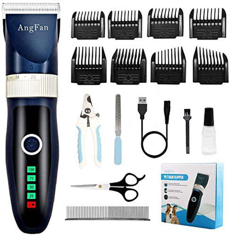 Dog Hair Clippers Dog Clippers For Grooming 16pcs Dog Grooming Kit For Small Dogs Grooming Clippers
