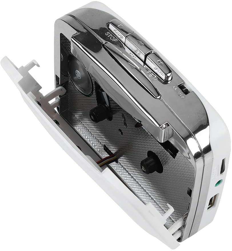 Cassette Player, Portable Tape Player Captures MP3 Audio Music via USB, Converter Recorder Convert T