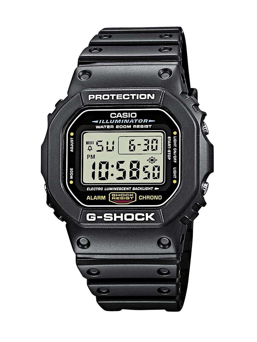 Casio Men's G-shock DW5600E-1V Shock Resistant Black Resin Sport Watch
