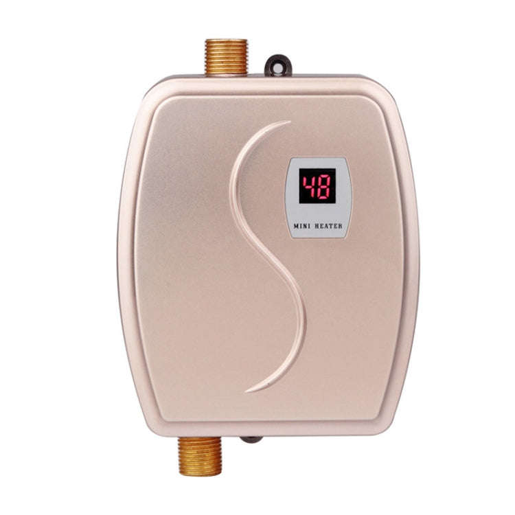 3800W Mini Electric Tankless Instant Hot Water Heater Bathroom Kitchen Washing Water Boiler Househol