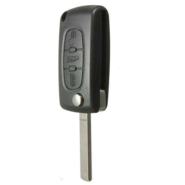 Remote Key ID46 Battery VA2 433MHz Transponder Chip For Peugeot/Citroen 3 Button