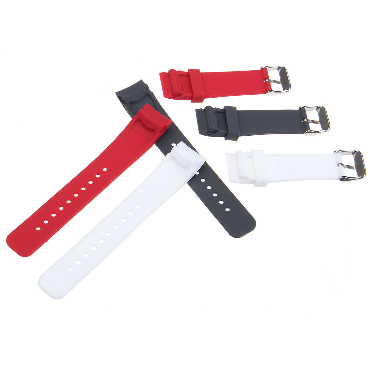 Samsung Galaxy Gear S2 Silicone Smart Watch Band Solid Color Wrist Strap for Samsung Galaxy... - Red