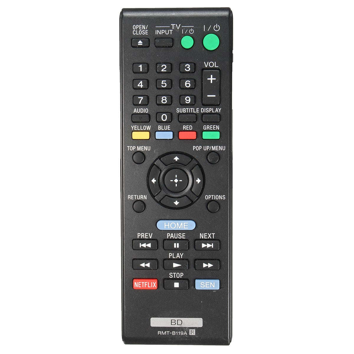 Sony Blue Ray Remote Control RMT-B119A fit for Sony BDP-BX59 BDP-S390 BDP-S590