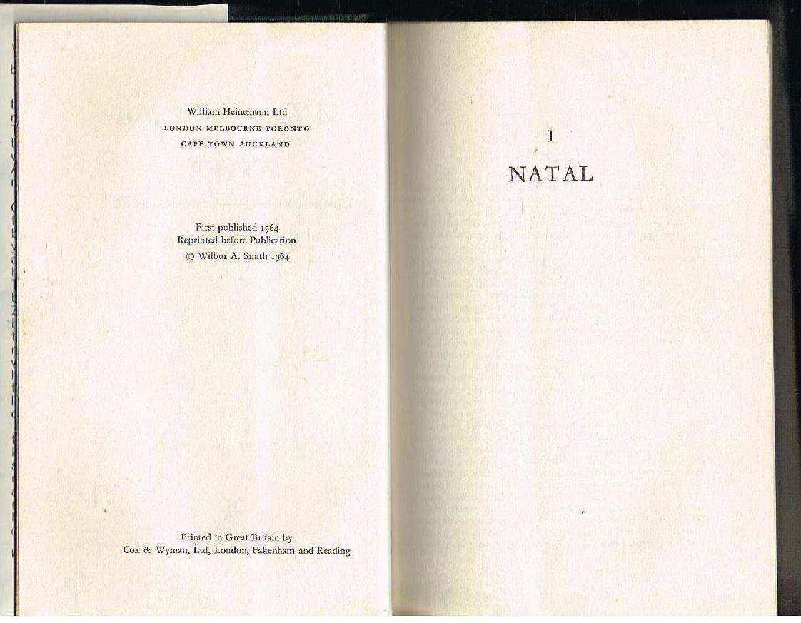 When the lion feeds Wilbur A Smith (reprinted before publication 1964)