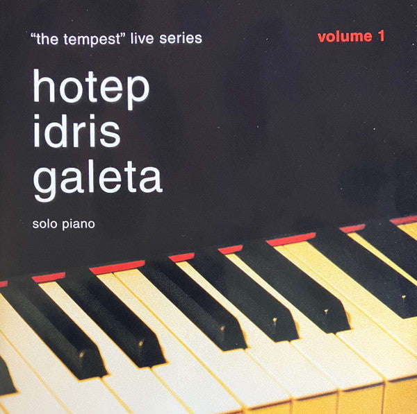 hotep idris galeta - Solo Piano, Volume One