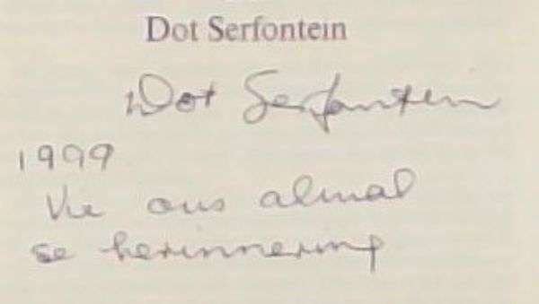 Vertel! Vertel! - Dot Serfontein