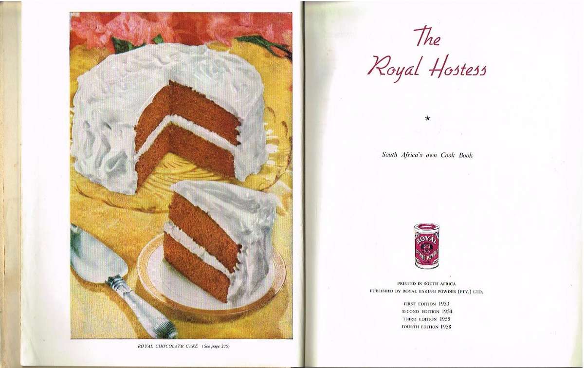 The Royal Hostess South Africa's own cook book (42nd edition 1954)