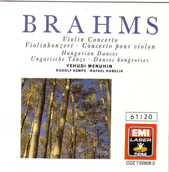 Brahms, Yehudi Menuhin - Violin Concerto - Hungarian Dances Nos 1, 3, 5, 6, 17-21