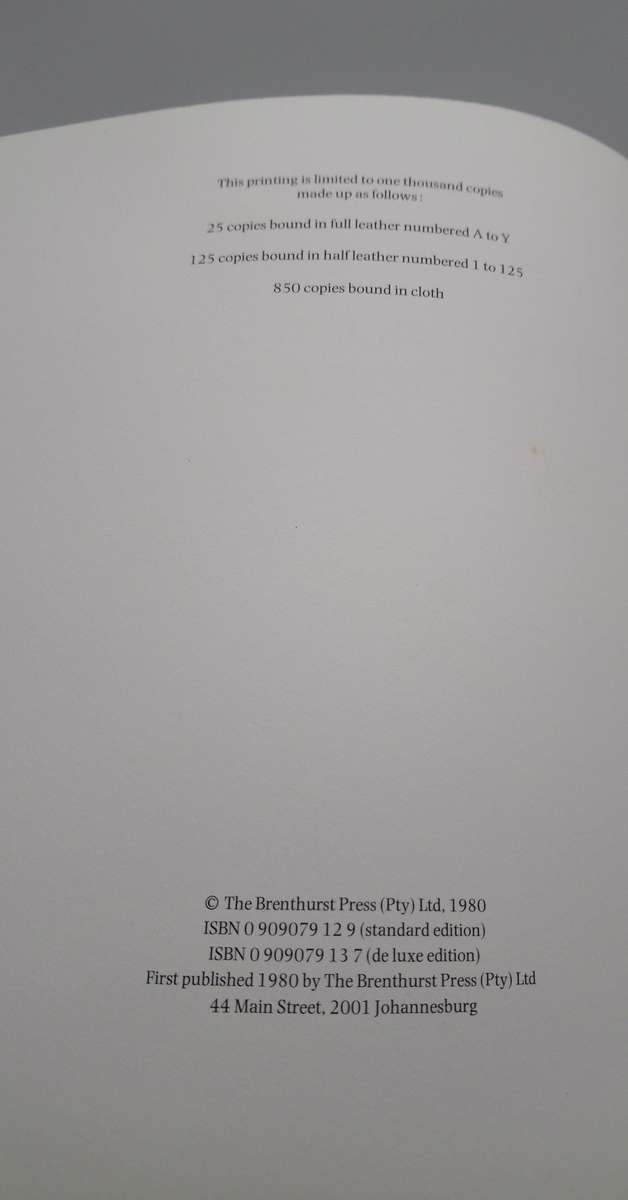 Paterson's Cape Travels, 1777 to 1779 (Brenthurst Press) Vernon S. Forbes and John Rourke