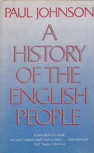 History of the English People  Paul Johnson