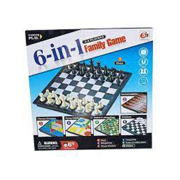 6 in 1 Family Board Game