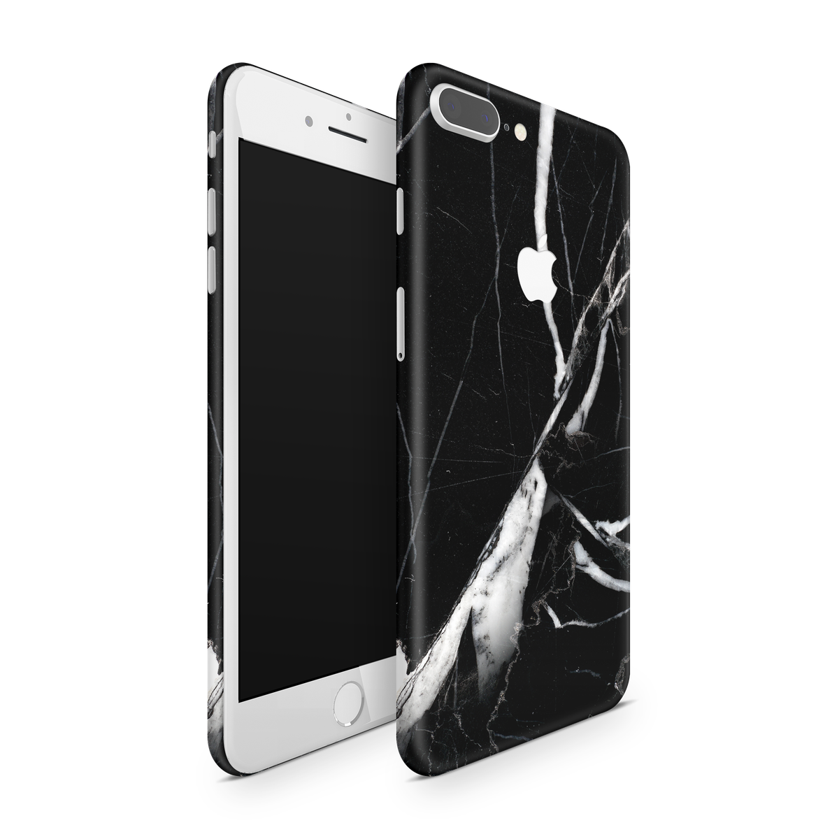 iPhone 8 Plus Skin (Black Marble)