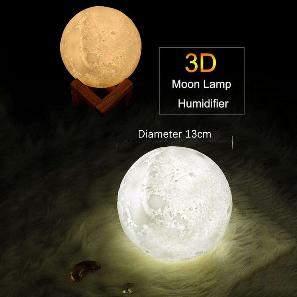 Humidifier 3D Moon Lamp (Free Shipping)