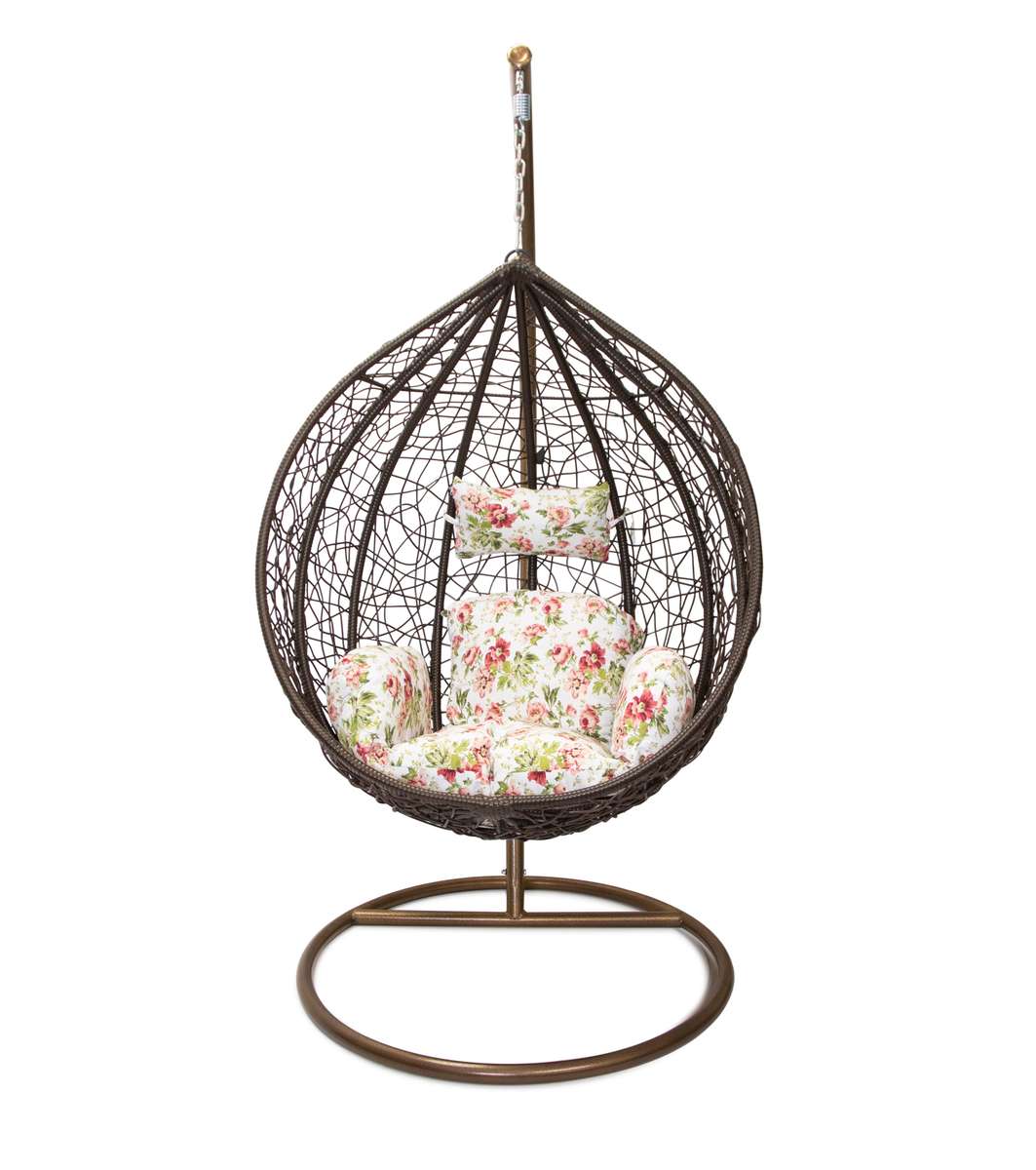 Outdoor Hanging Rattan Pod - Large Brown (Free Shipping)