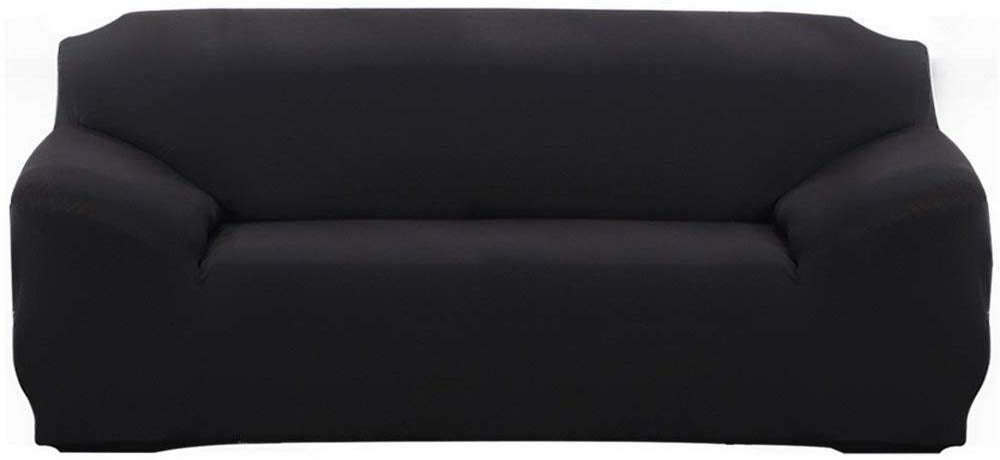 Fine Living 2 Seater Couch Cover Black (Delivery is on Us )
