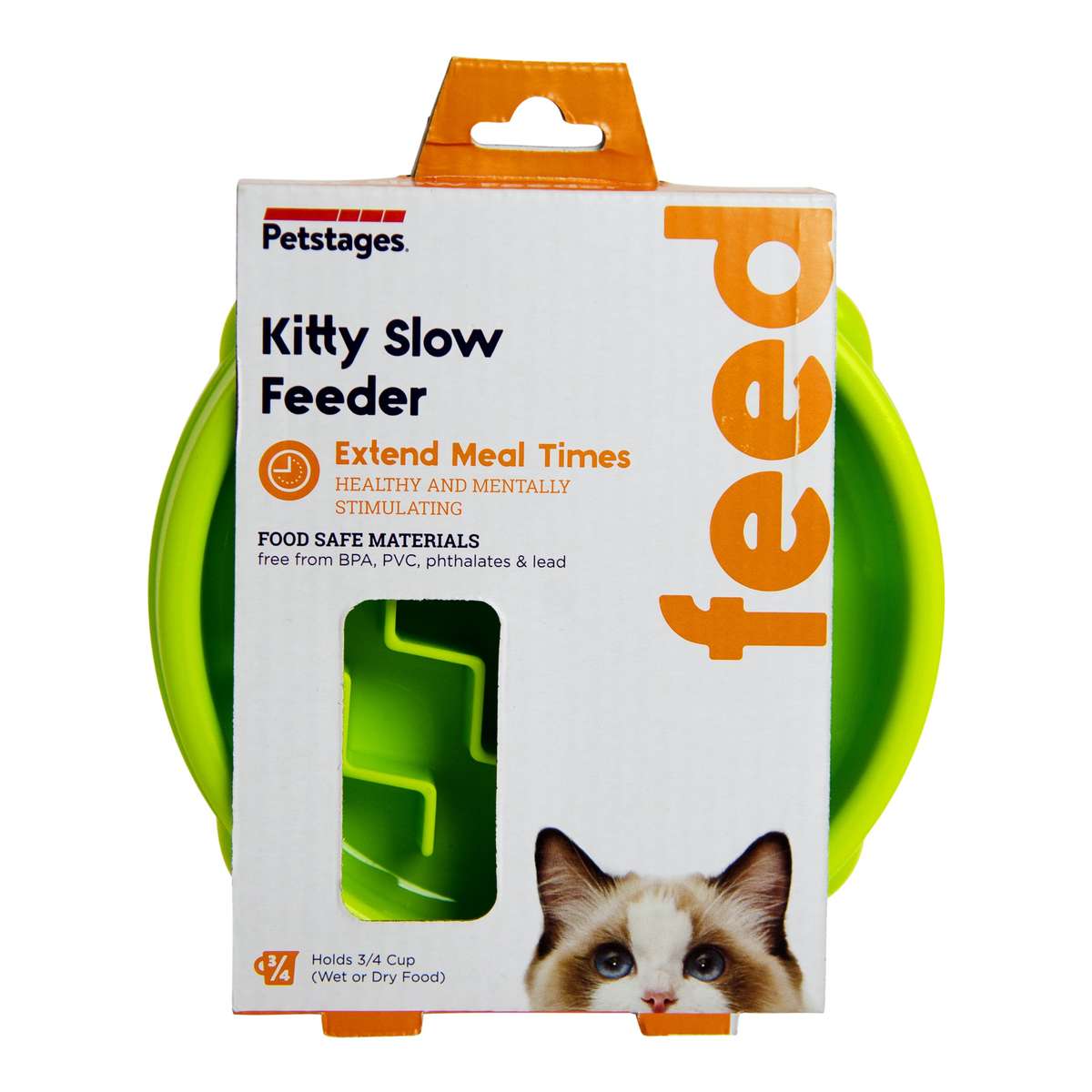Outward Hound Cat Fun Feeder Tiny Green