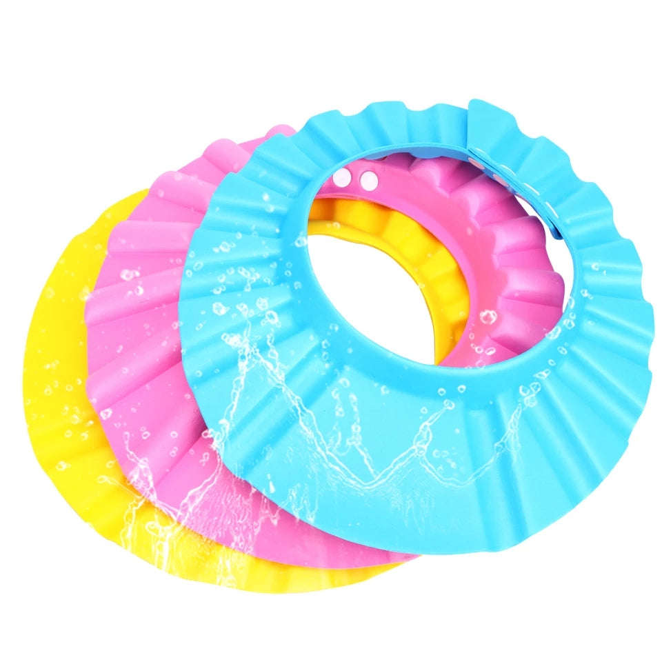 Baby Adjustable Shampoo Cap - Blue