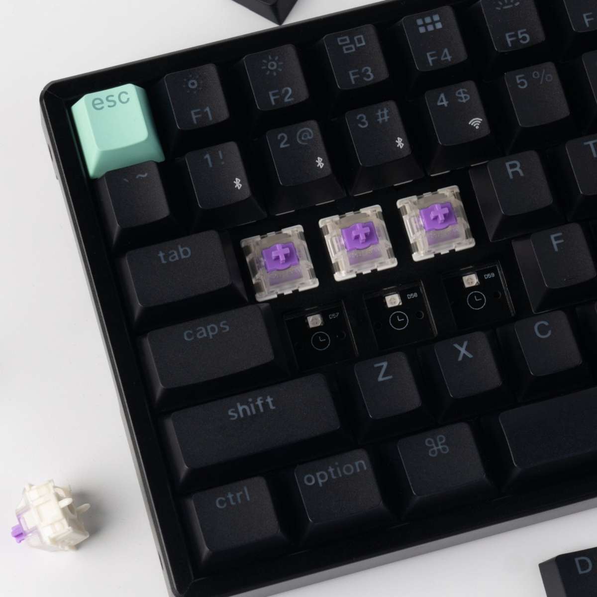 Keychron K4 HE 96% Magnetic Switch Hot-Swap RGB Wireless Keyboard  Black