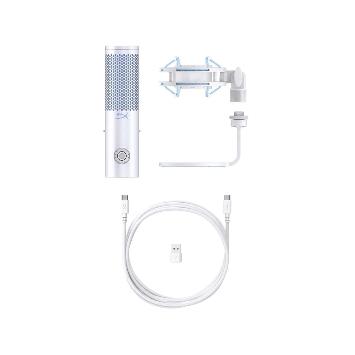 HP HyperX QuadCast 2 USB Condenser Microphone Frost