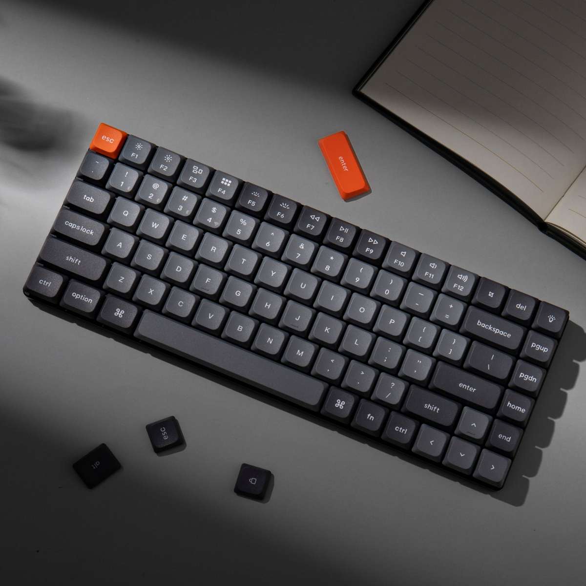 Keychron K3 Max QMK/VIA Wireless 75% Custom Mechanical Keyboard | RED Switches