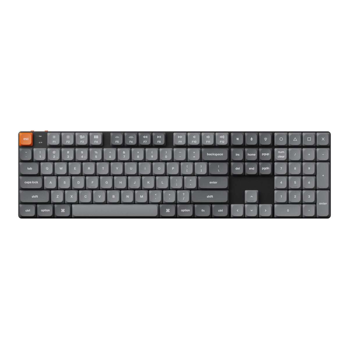 Keychron K5 Max QMK/VIA Full-sized Wireless Custom Mechanical Keyboard | RED Switches