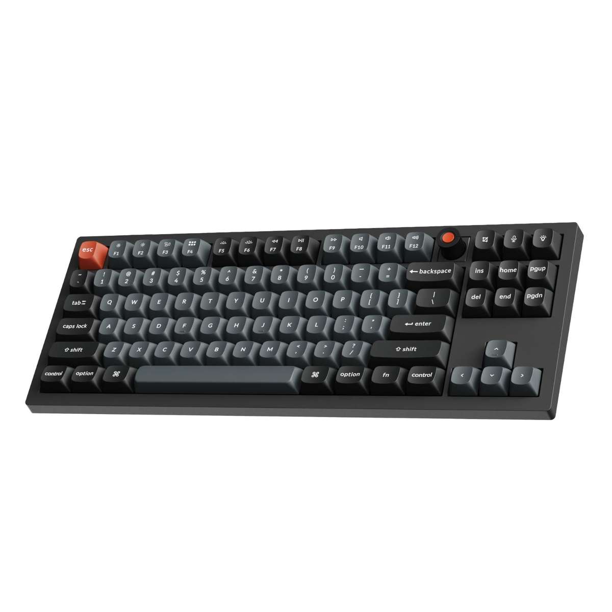 Keychron V3 Ultra 80% 8K Red Switch Hot-Swap RGB Wireless Keyboard - Black