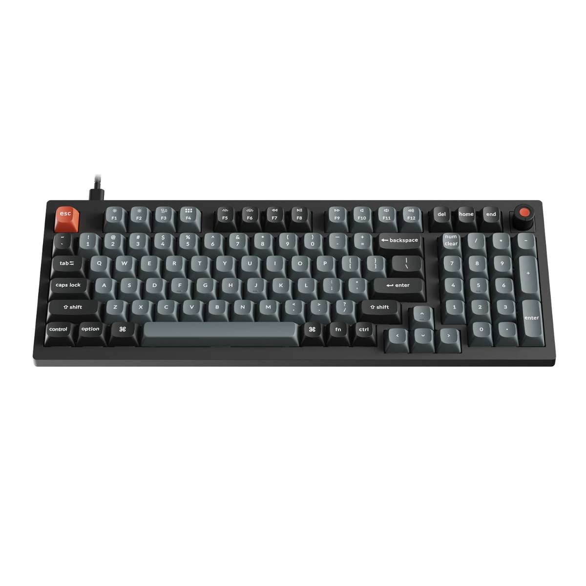 Keychron V5 Ultra 96% 8K Red Switch Hot-Swapple Silk POM RGB Wireless Keyboard