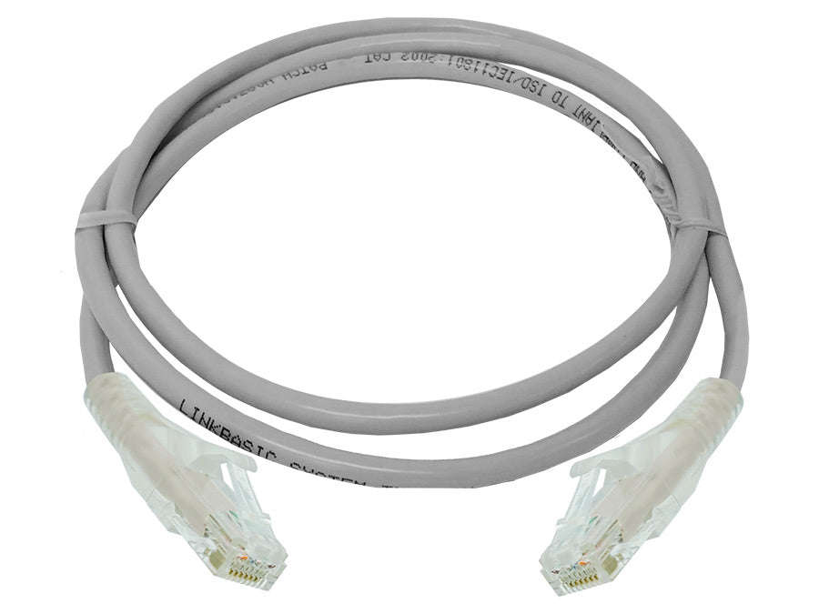 Linkbasic 1 Metre UTP Cat5e Flylead Grey