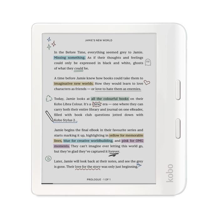 Kobo Libra Colour eReader  White
