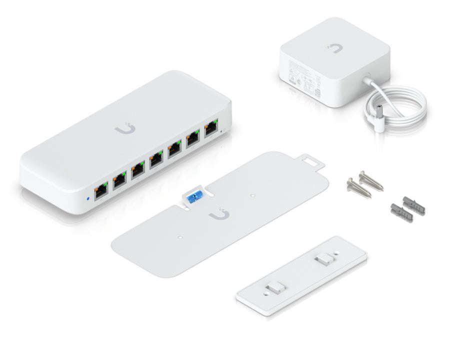 Ubiquiti UniFi Switch Ultra 8 Port Gigabit 1PoE Input 7 PoE Out 52W