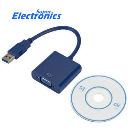1080P USB 3.0 to VGA Display External Video Graphic Cable