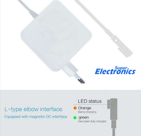 L Pin 60W Generic Magsafe Adapter for Apple Macbook Pro