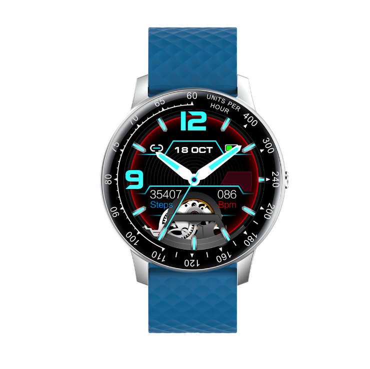 H30 Smart Watch IP68 Waterproof Heart Rate  Reminder Motion Tracking Sleep Analysis Smart ... - Blue
