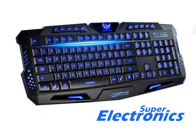 D200 Wired LED Backlit Computer Gaming Keyboard for PC