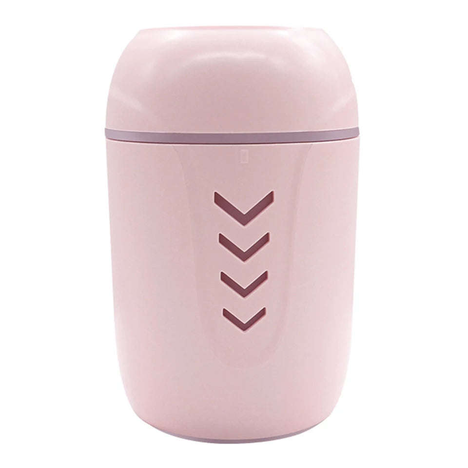 200ml 3 in 1 Fresh Air Mist Humidifier USB Powered LED Night Light Mini Desk Fan