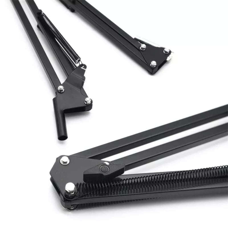 Extendable Recording Microphone Holder Suspension Boom Scissor Arm Stand Holder with Microphone C...