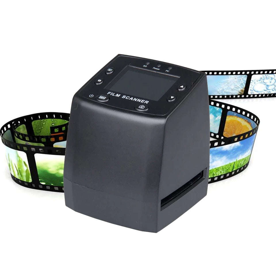Portable Negative Film Scanner Slide Viewer Scanner Digital Color Photo Slide Film Converter Save...