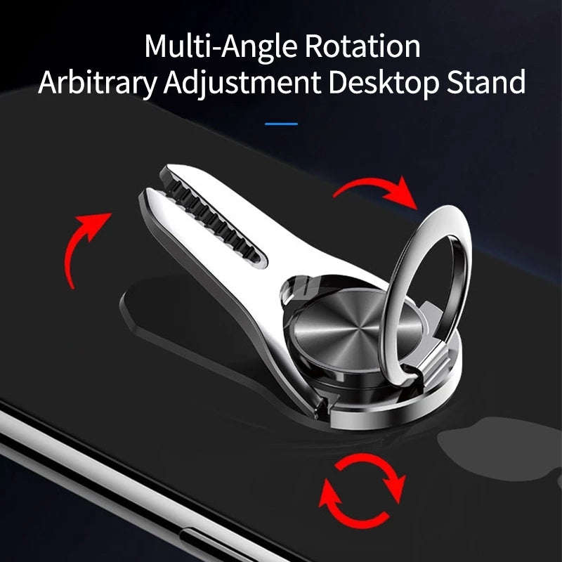360 Degree Mobile Phone Holder Car Air Vent Grip Mount Stand