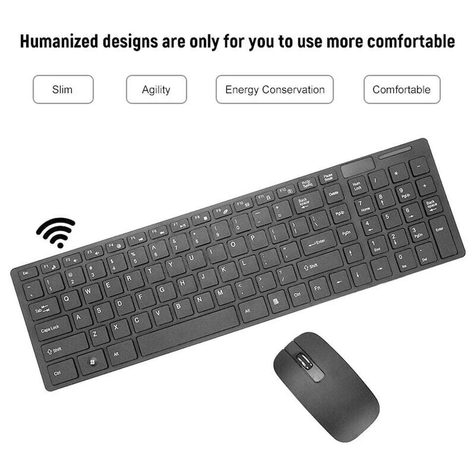 K06 Wireless Keyboard & Mouse 2.4G Ultra Thin