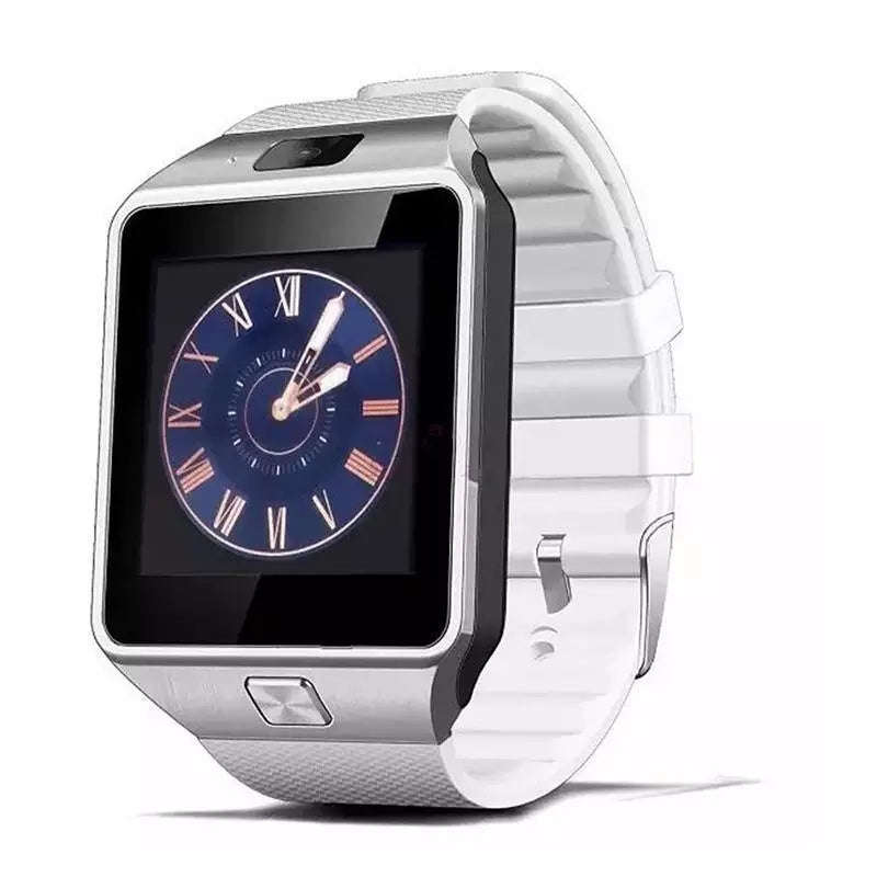 Bluetooth Smart Watch Call/SMS SIM Card Camera Intelligent Wrist Phone Watches For Androi... - White