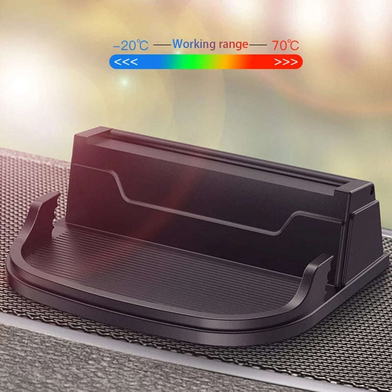 Auto Dashboard Car Parking Plate Hidden Number Telephone Support Stand