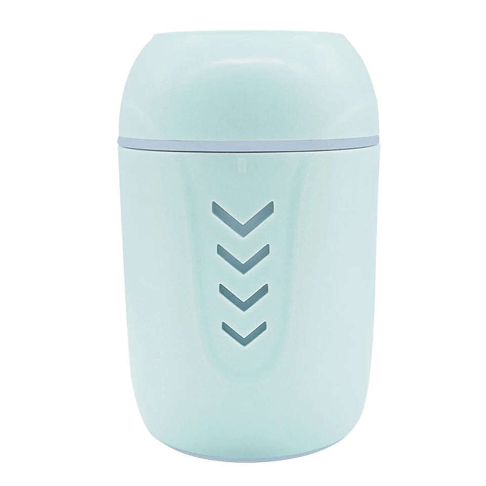 200ml 3 in 1 Fresh Air Mist Humidifier USB Powered LED Night Light Mini Desk Fan