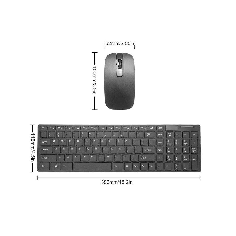 K06 Wireless Keyboard & Mouse 2.4G Ultra Thin