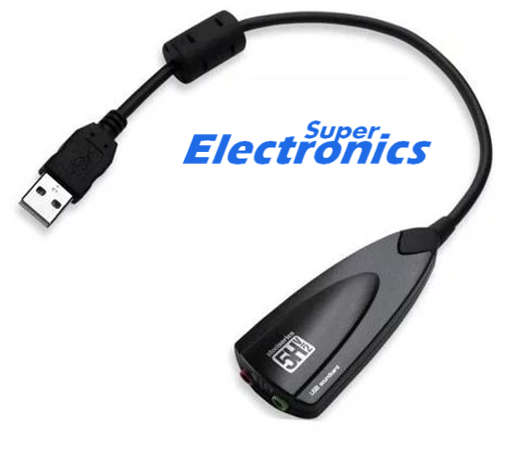 Steel Sound 5Hv2 Virtual 7.1 Channel USB External Sound Card with cord