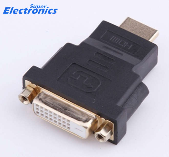 DVI-D Dual Link(24+1 pin) Female to HDMI Male Converter Adapter for LCD HDTV DVD